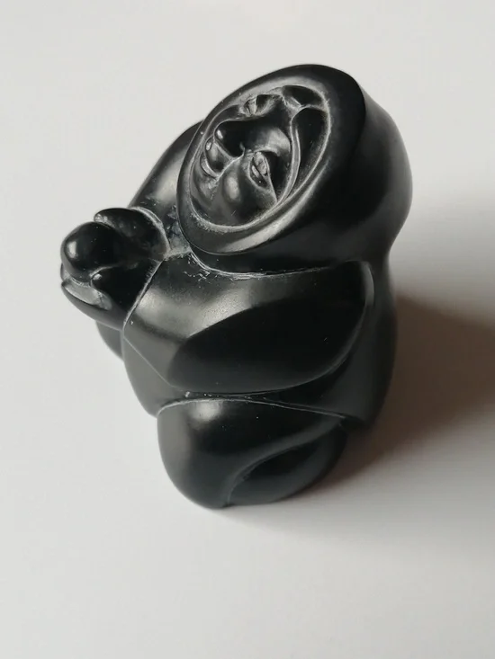 🇨🇦 Vintage Boma Inuit Eskimo Woman Figure Carving - Home Art Collectible - Picture 3 of 11